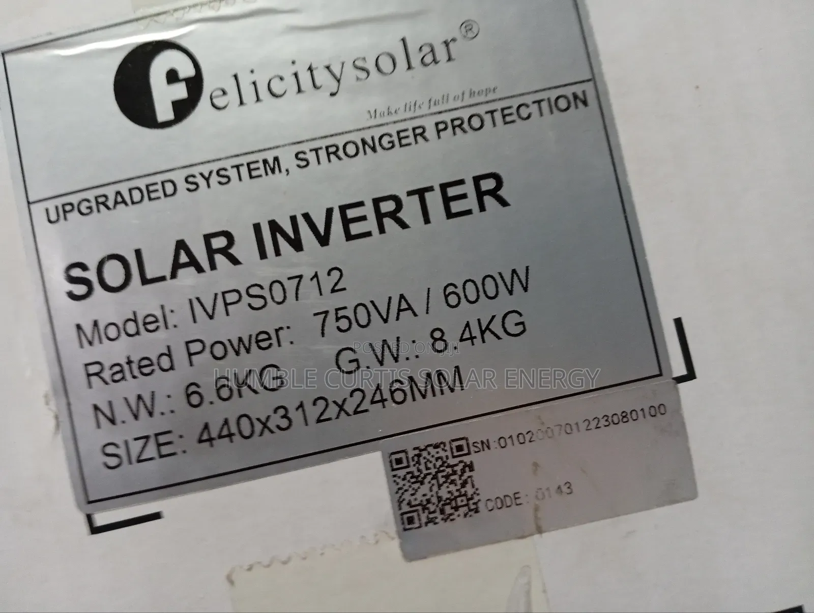 Felicity Inverter