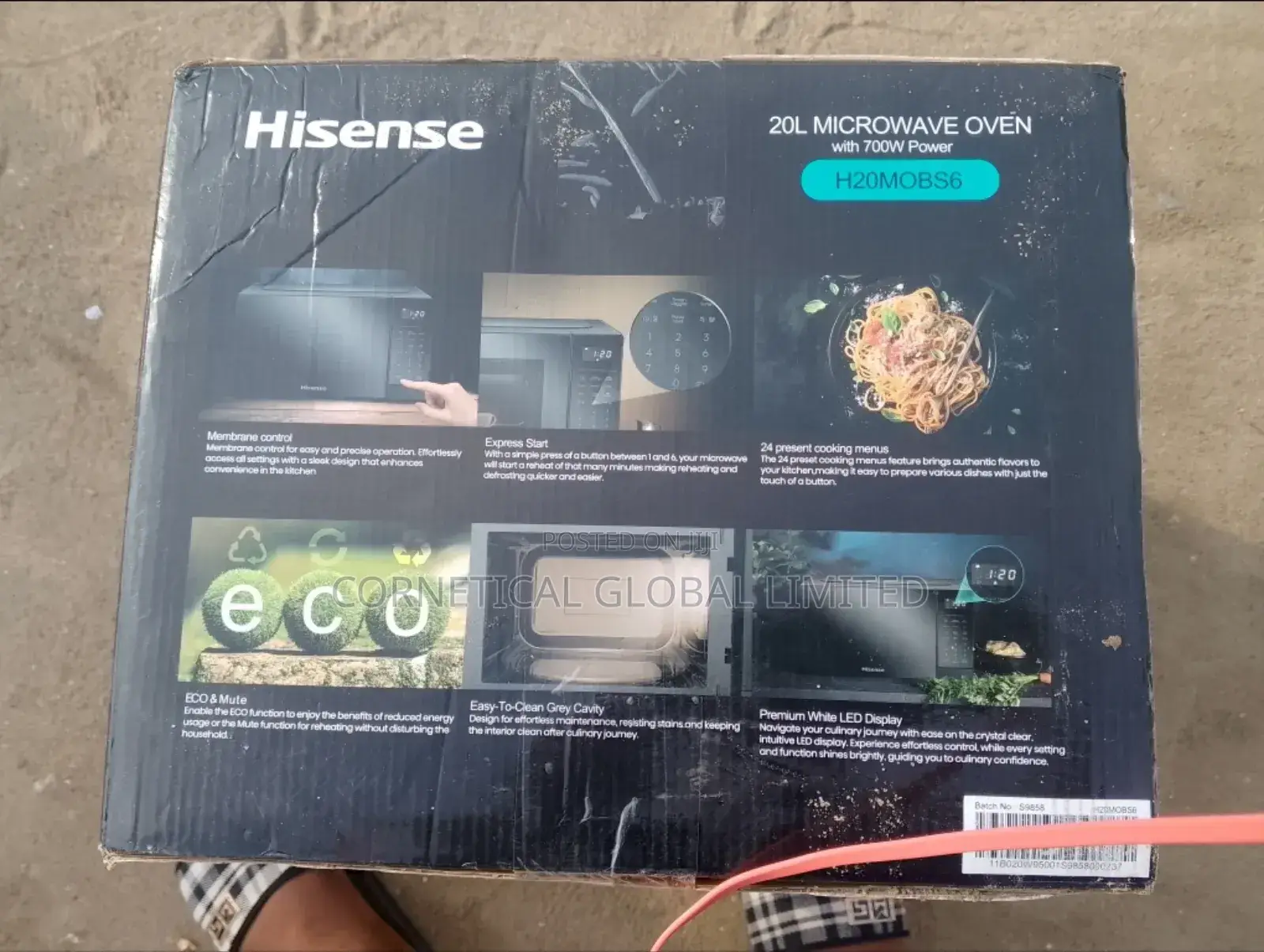 Hisense 20 Litres Digital Microwave Oven H20mobs6