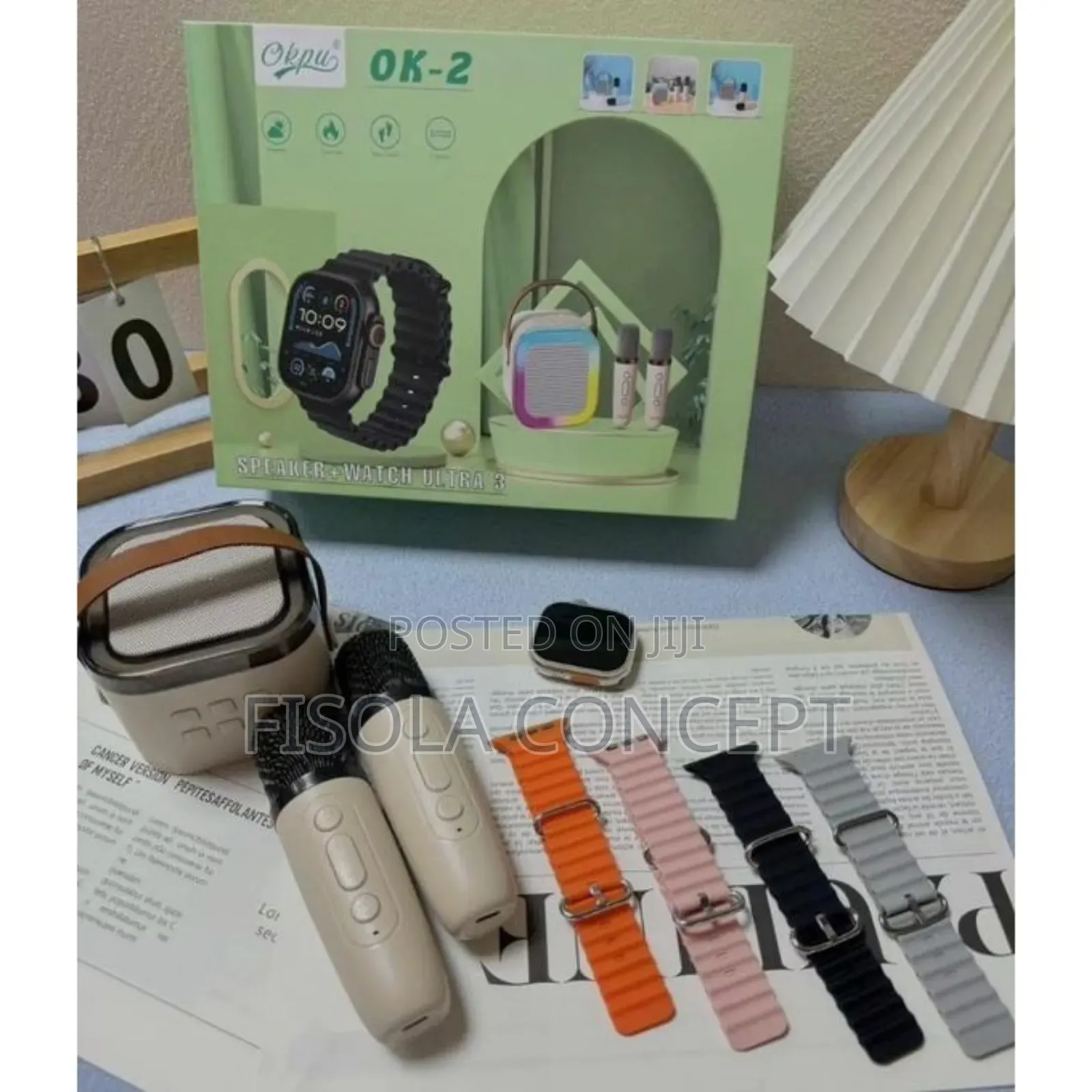Bluetooth Wireless Charging Smart Watch With Speaker Sets
