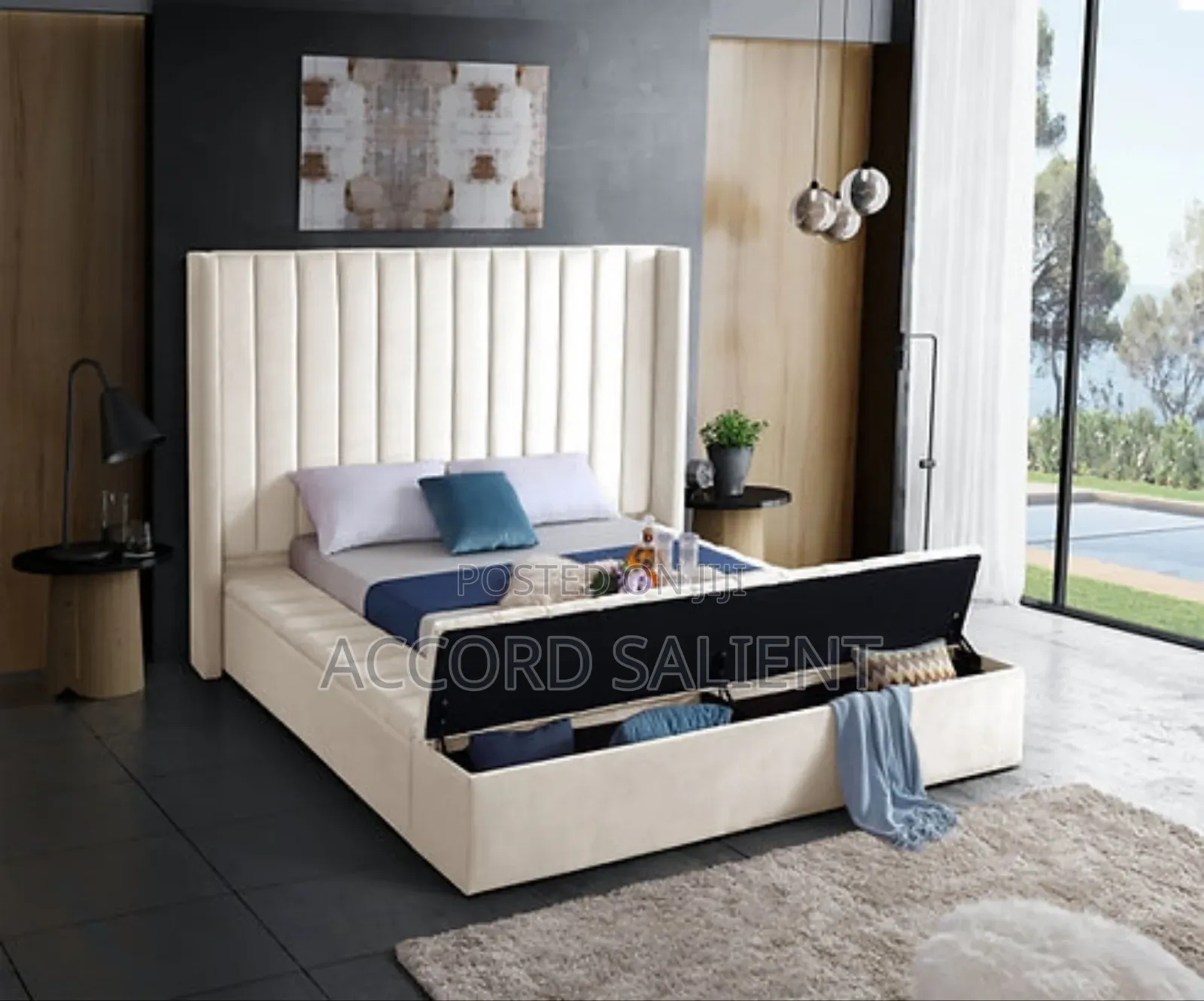 Executive 6 by 6 Bed Frame With Storage Box