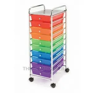 Seville 10 Drawer Cart Storage