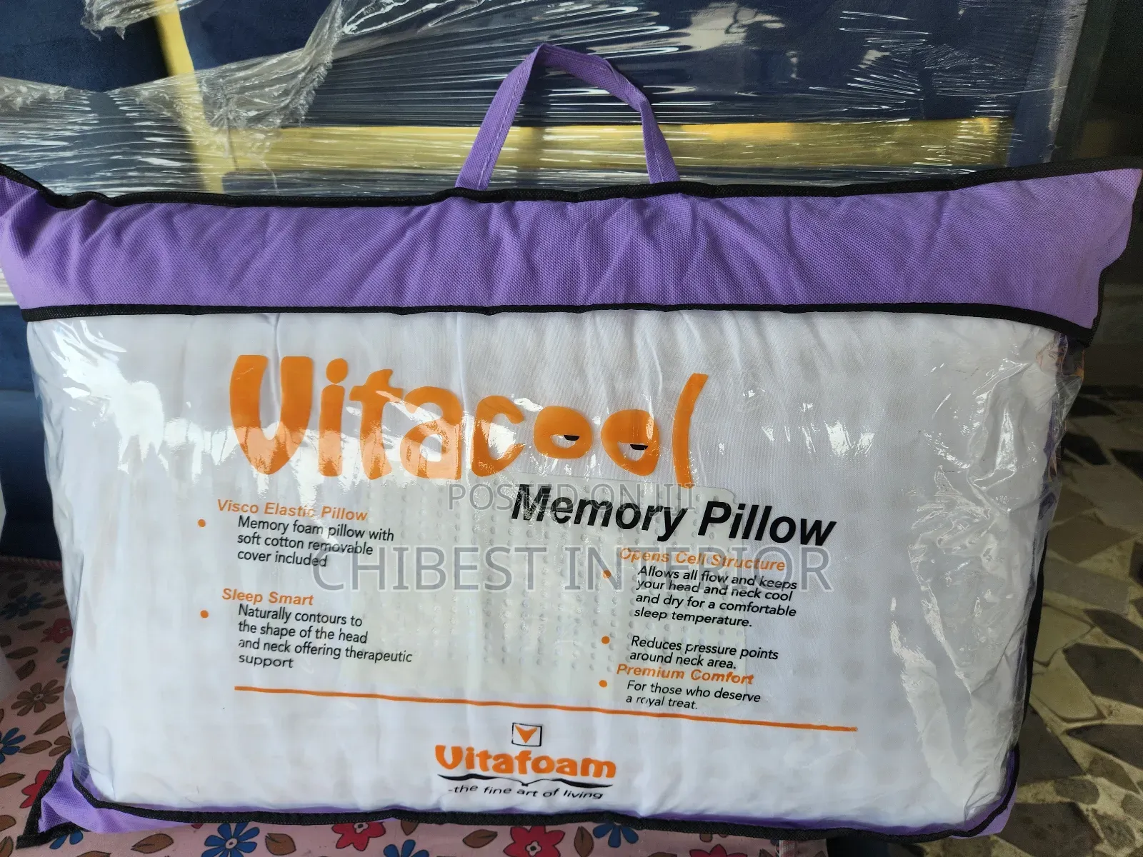 Super Vitafoam/Vitacool Memory Soft Pillow.