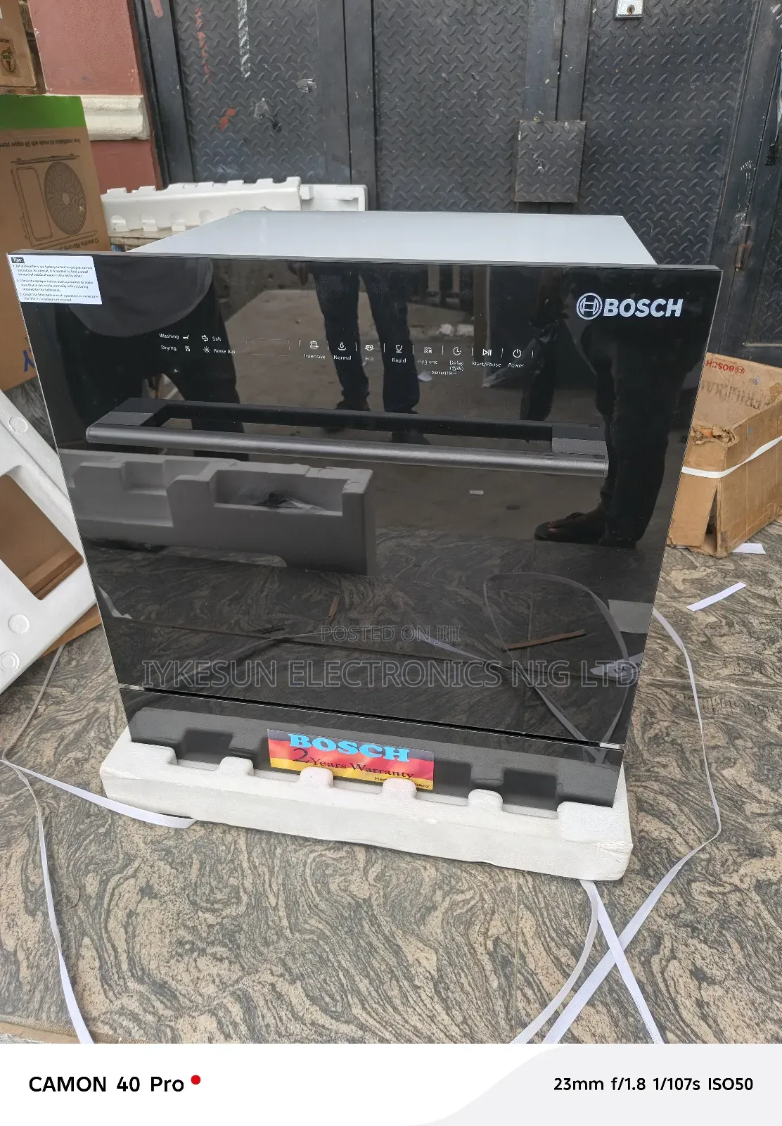 Bosch Digital Display Automatic Dishwasher Soft Touch Contro