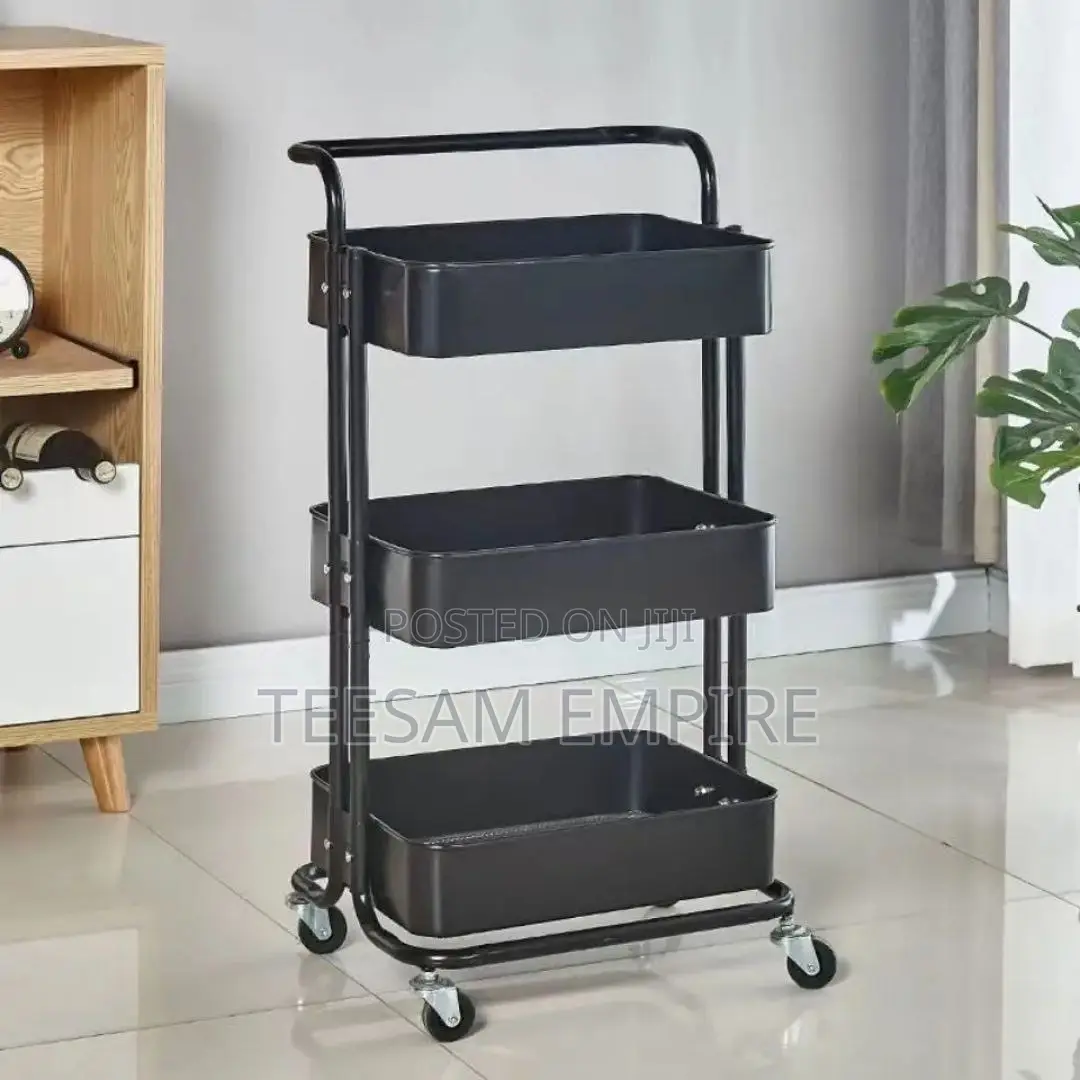 3 Layer Plastic Trolley