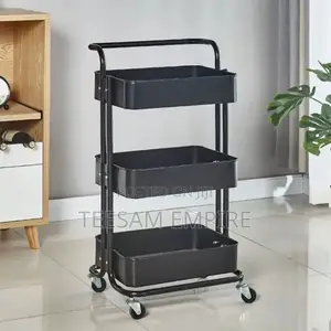 3 Layer Plastic Trolley