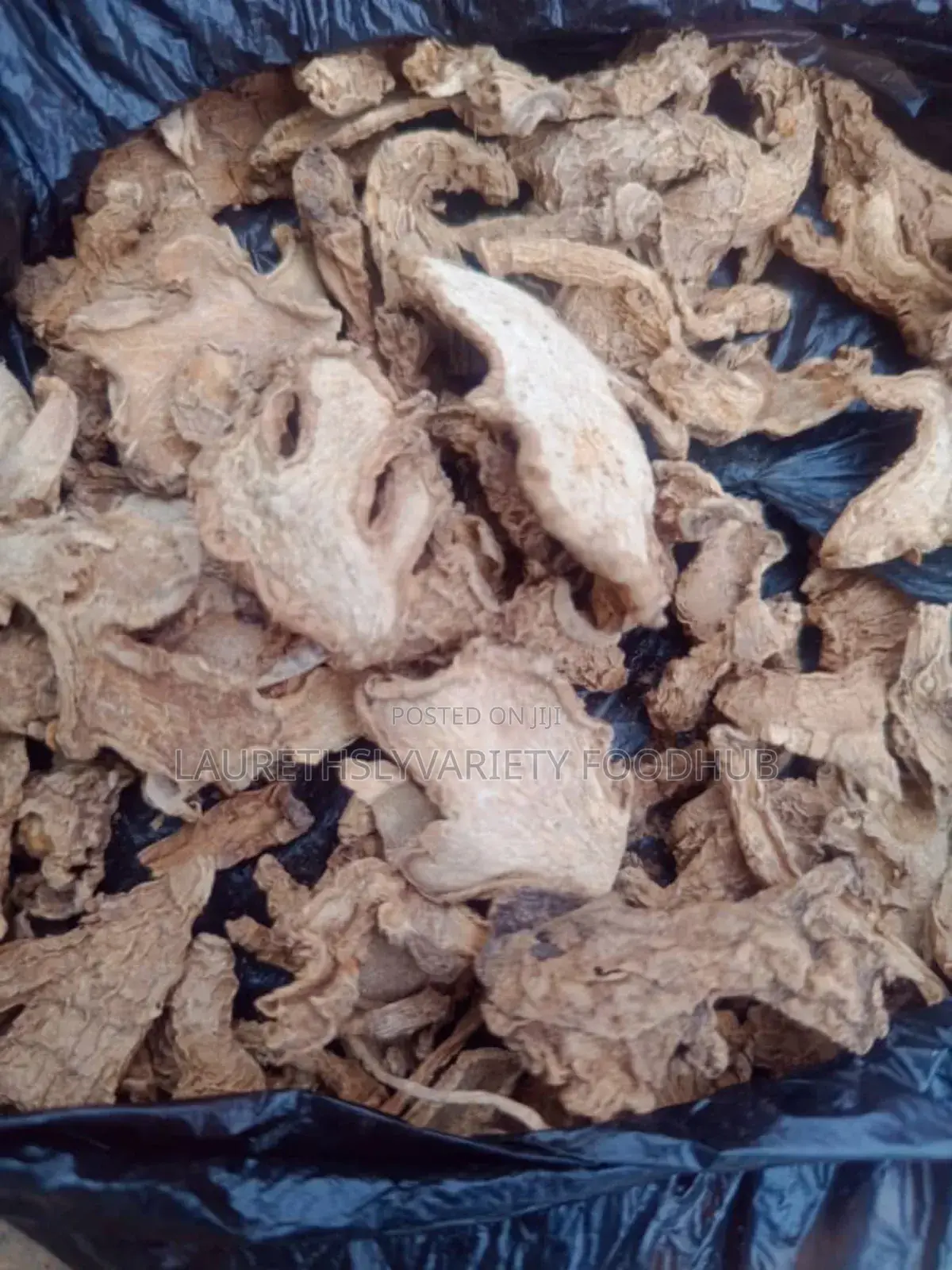 "Get Neatly Dried Split Ginger Today!"
