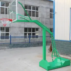 A Pair Of Olympic-standard  Basketball Stand