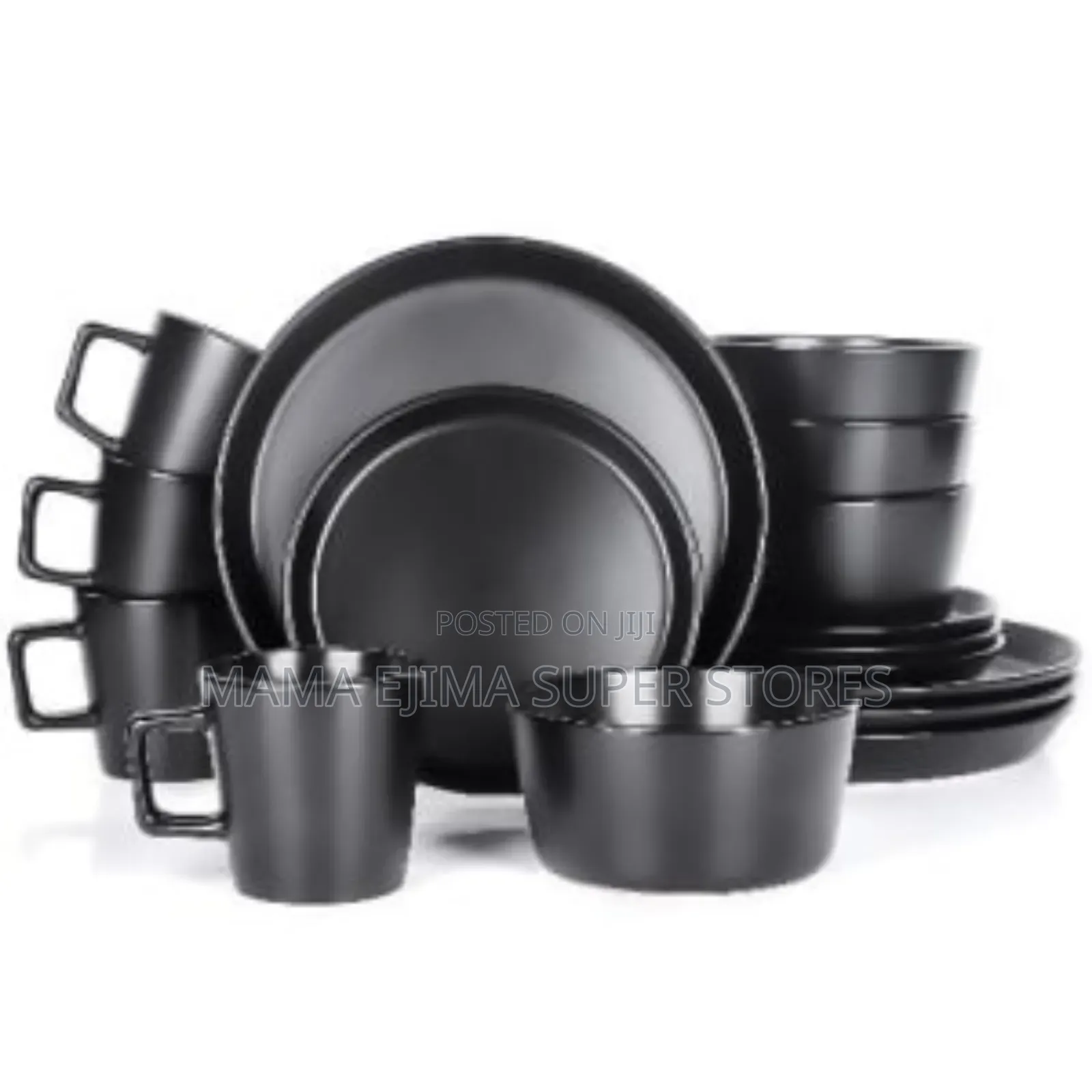 Stoneware Dinner Set and Mugs - 16 PCS
