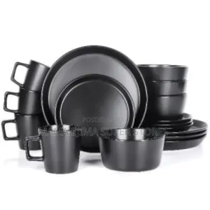 Stoneware Dinner Set and Mugs - 16 PCS
