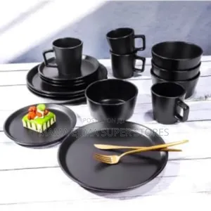 Stoneware Dinner Set and Mugs - 16 PCS