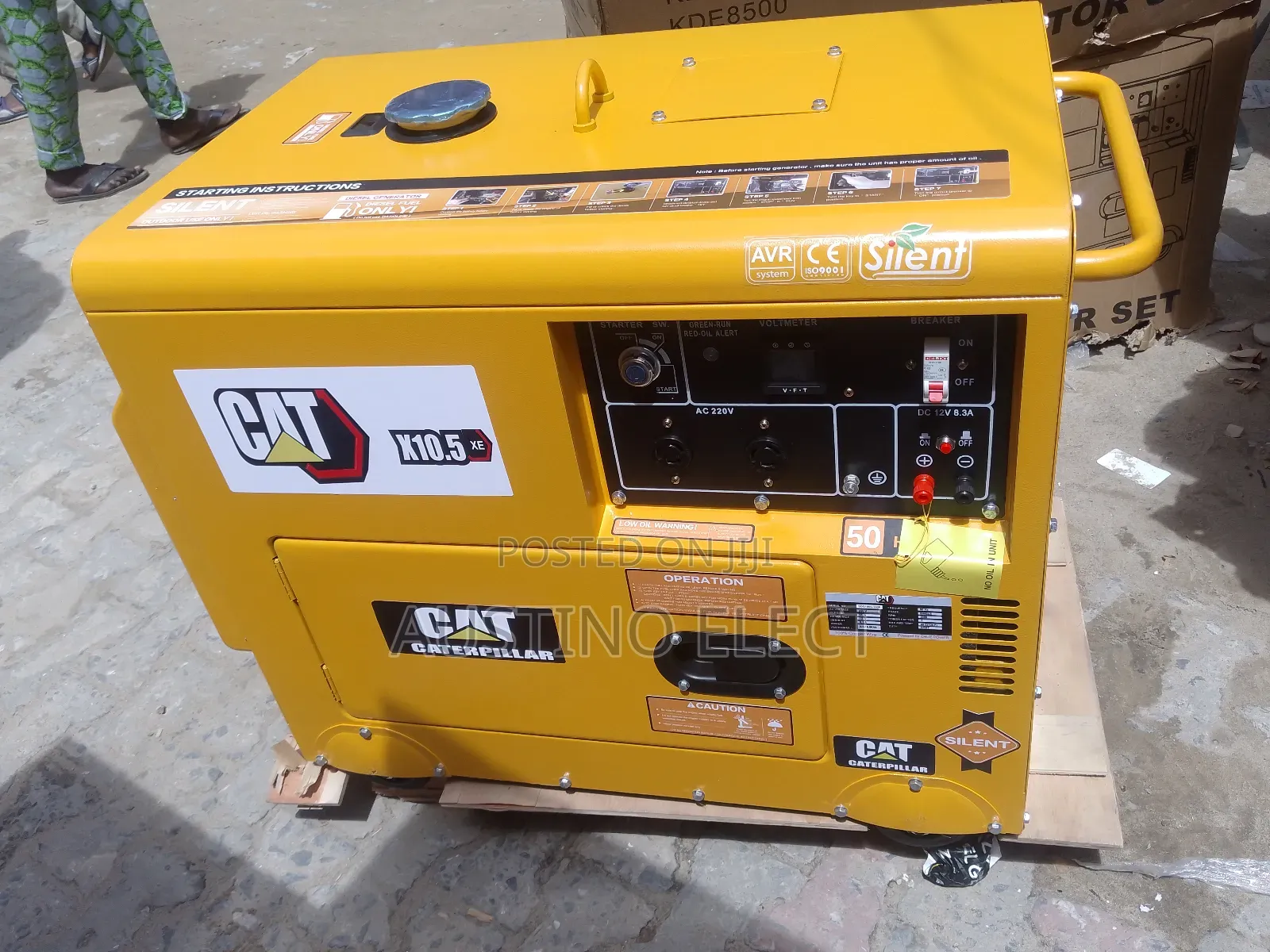 Cat Soundproof 12kva Generator