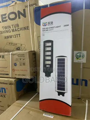 High-Power 250w Solar Street Light With Motion Sensor
