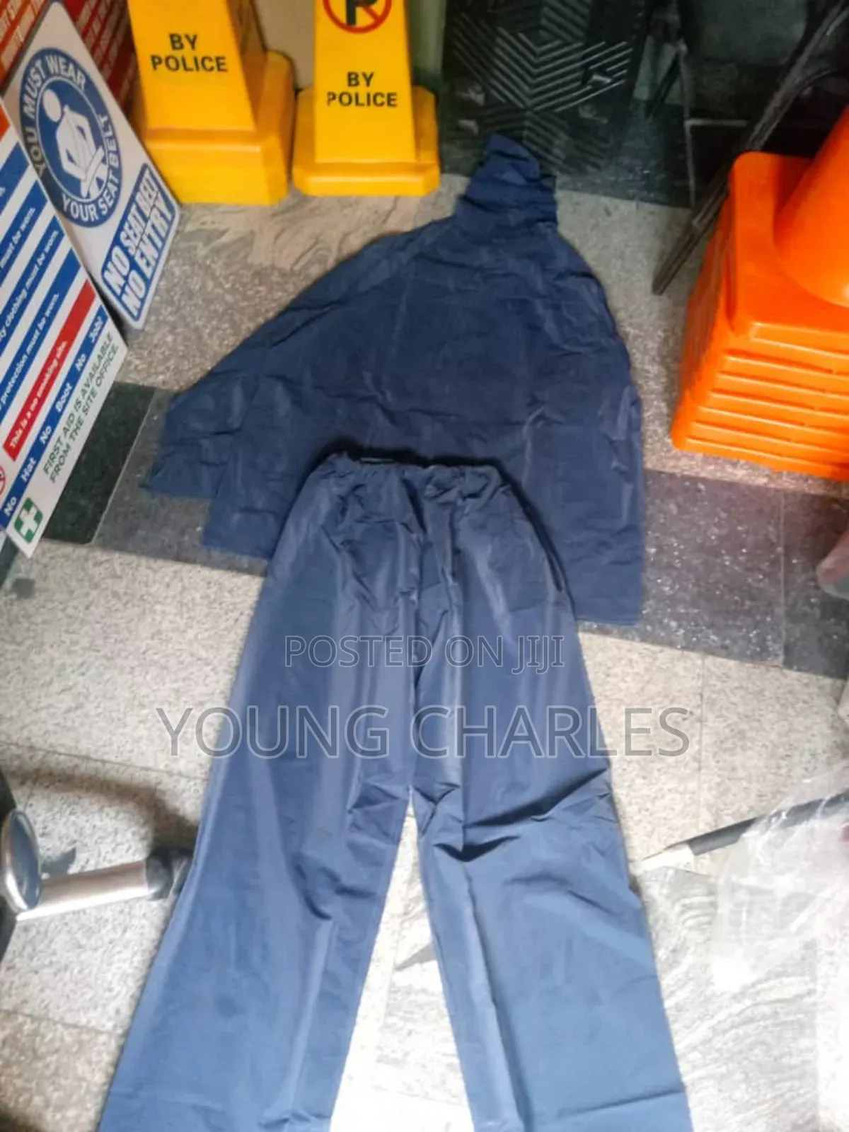 Up And Down Pvc Rain Coat