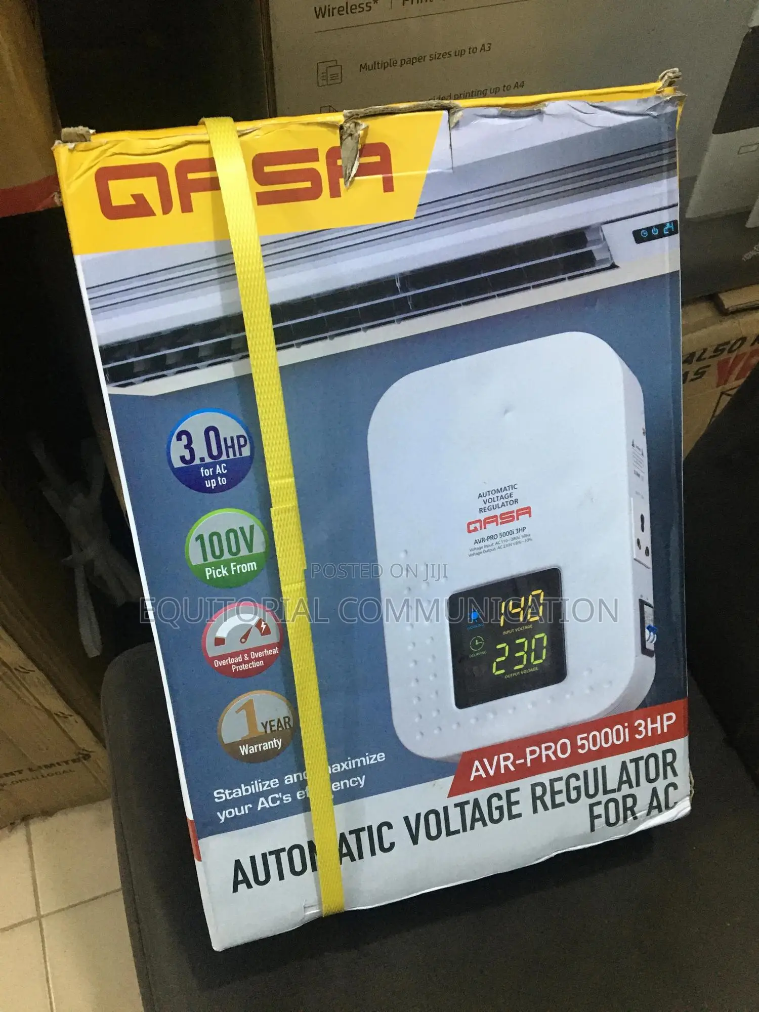 Qasa Stabilizer With Overvoltage Protection – 5000w