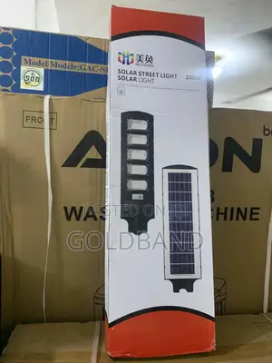 250w Solar Street Light for Parking Lots and Roadways