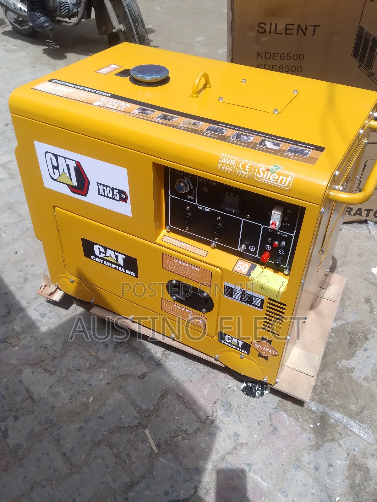 Engine Cat 12kva Soundproof