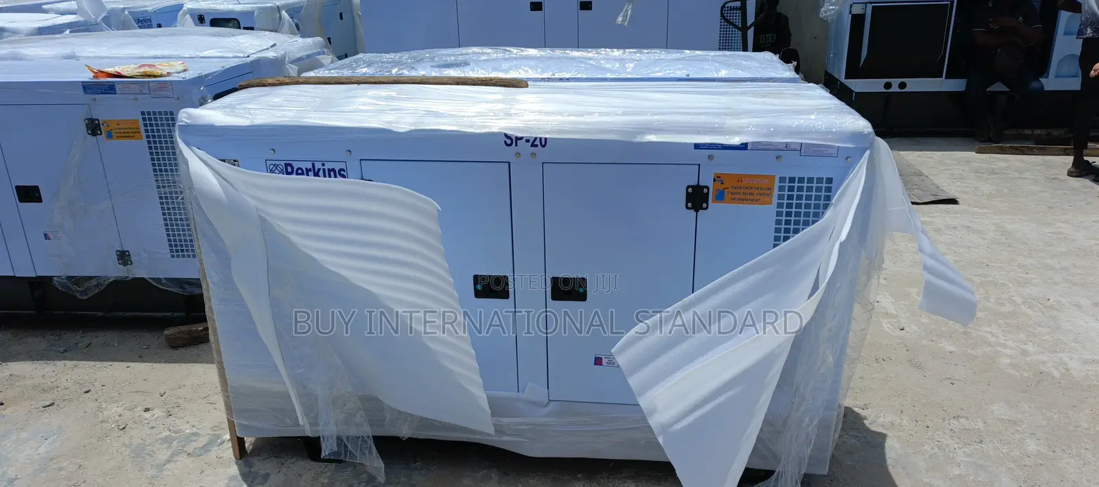 Strong Perkins 20kva/16kw Rated Generator - Soundproof