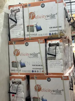 Pelicity Tubular Solar Battery 220ah 12v