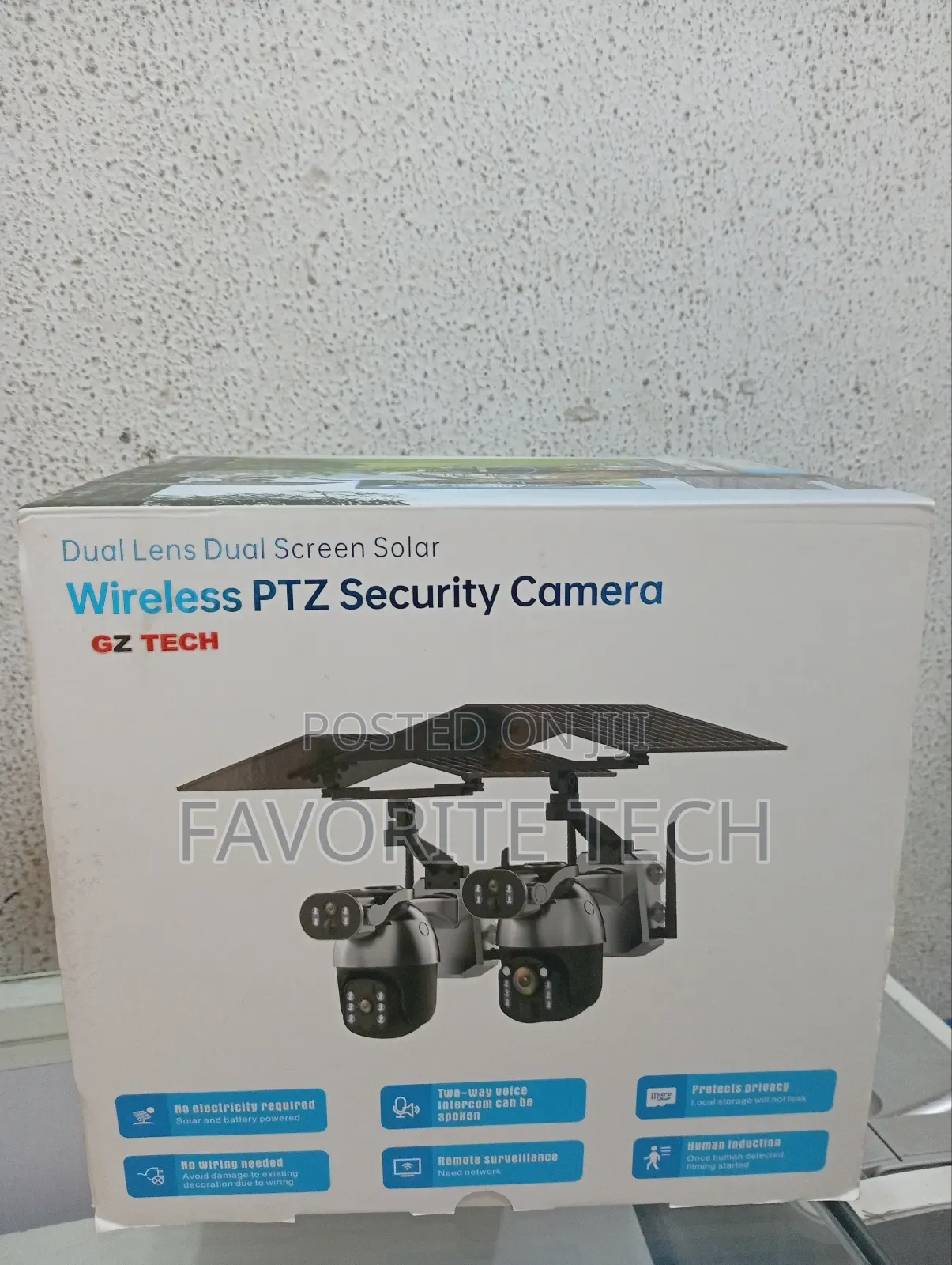 Ubox Double Lence 4g 2 Solar Panels Camera