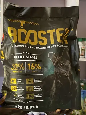 Photo - Booster Adult Dog Food – 4kg Dry Kibble | Healthy Tasty