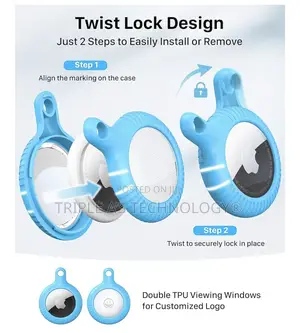 Air Tag Keychain Holder Case for Apple Air Tag