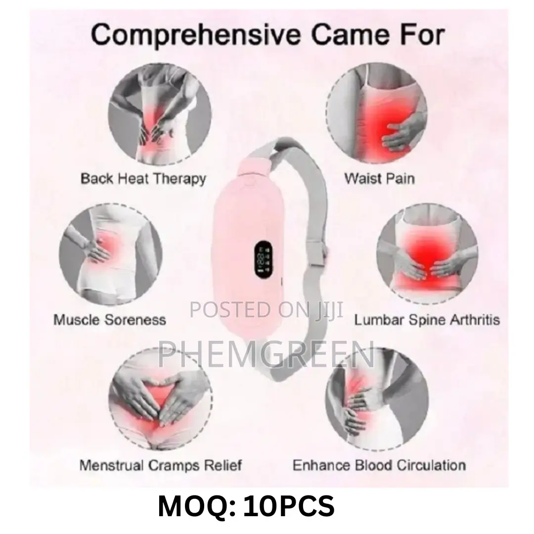 Ladies Menstrual Massage Heat Belt-10pcs