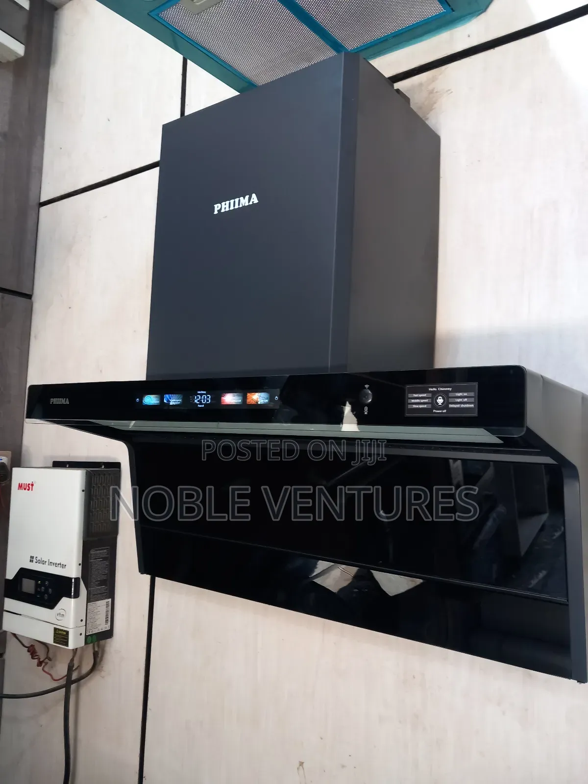 Original Phiima Luxury Heat Extractor Vice Command Handwaved 90cm