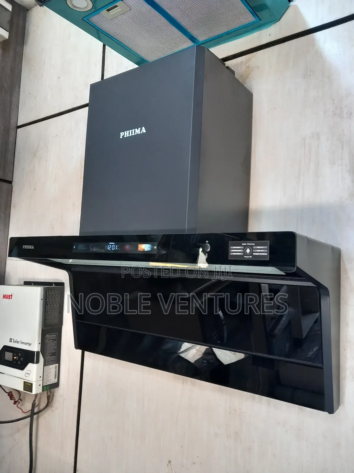 Original Phiima Luxury Heat Extractor Vice Command Handwaved 90cm