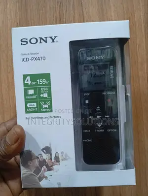 Sony Stereo Ic Voice Recorder Icd_px470