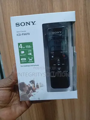 Sony Stereo Ic Voice Recorder Icd_px470