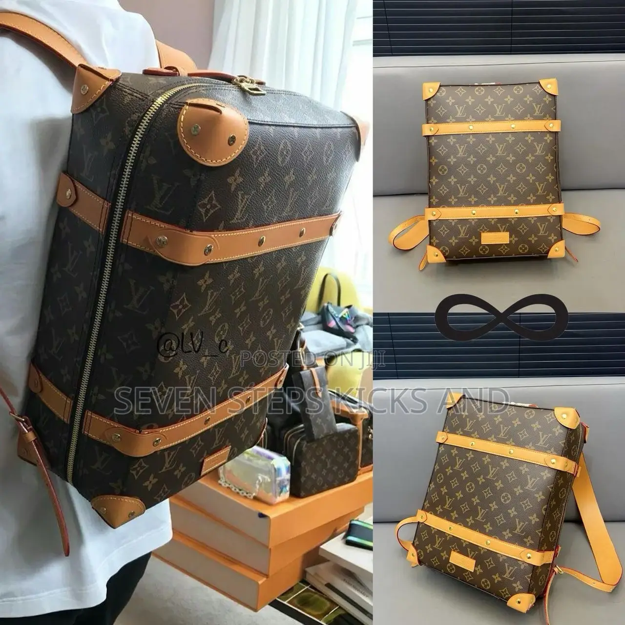 High Quality Louis Vuitton Soft Trunks Luxury Backpack