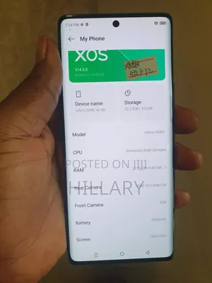 New Infinix Zero 40 512 GB Black