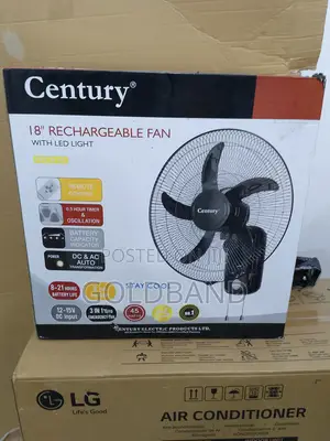 Beat the Heat Anytime With Century 18" Rechargeable Wall Fan