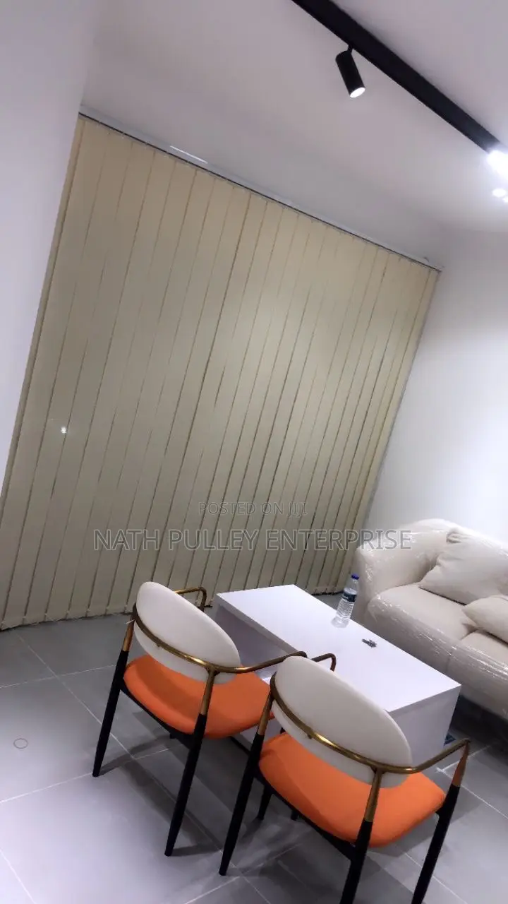Cream Vertical Window Blinds