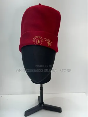High Quality Igbo Red Cap for Chief Traditional With Feather