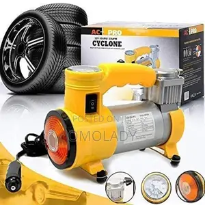 Ac-Pro Cyclone Heavy Duty Air Compressor With Light - 12v