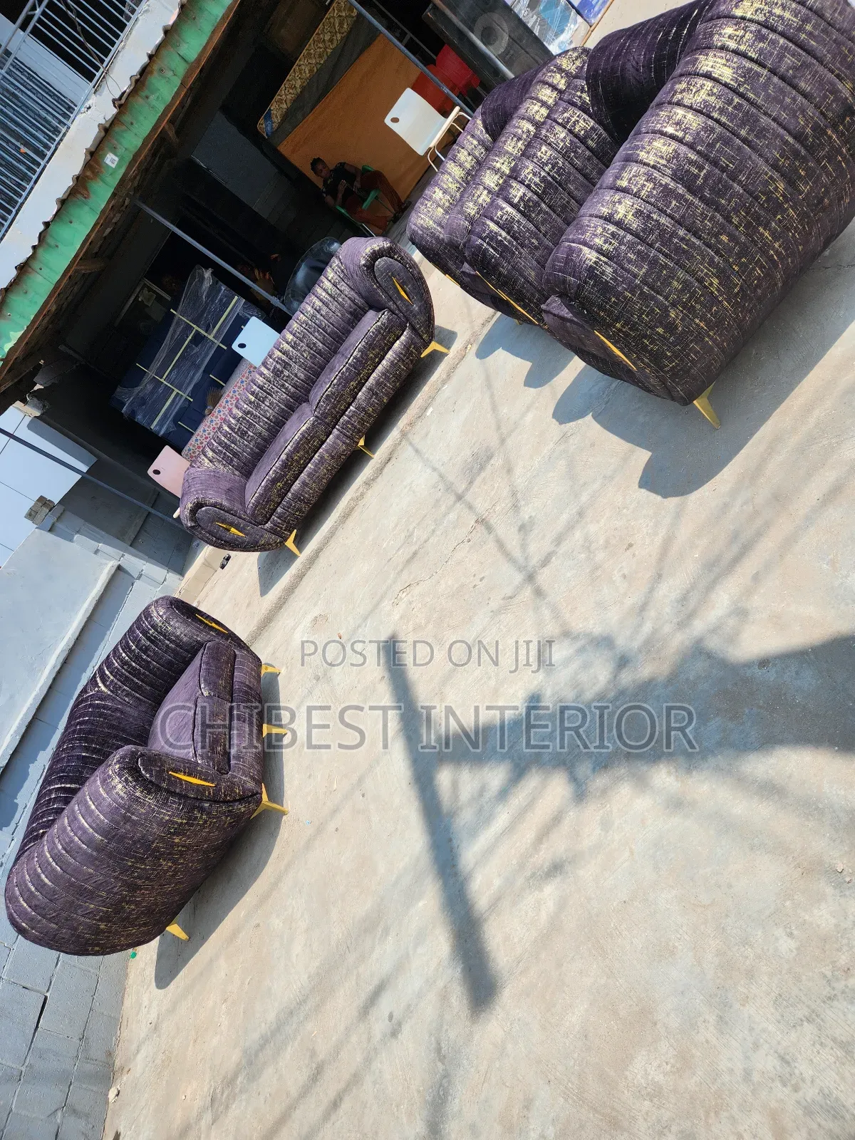 Executive Seven Seaters Padded Sofa Chairs.