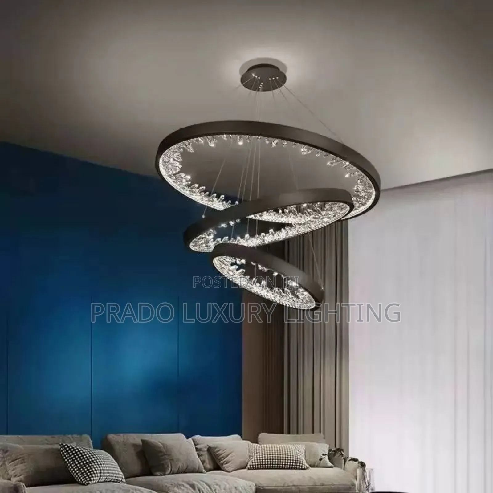 Black Chandelier Light