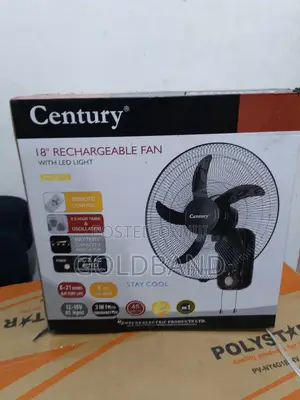 Century 18" Fan With Led – For Light and Fresh Air