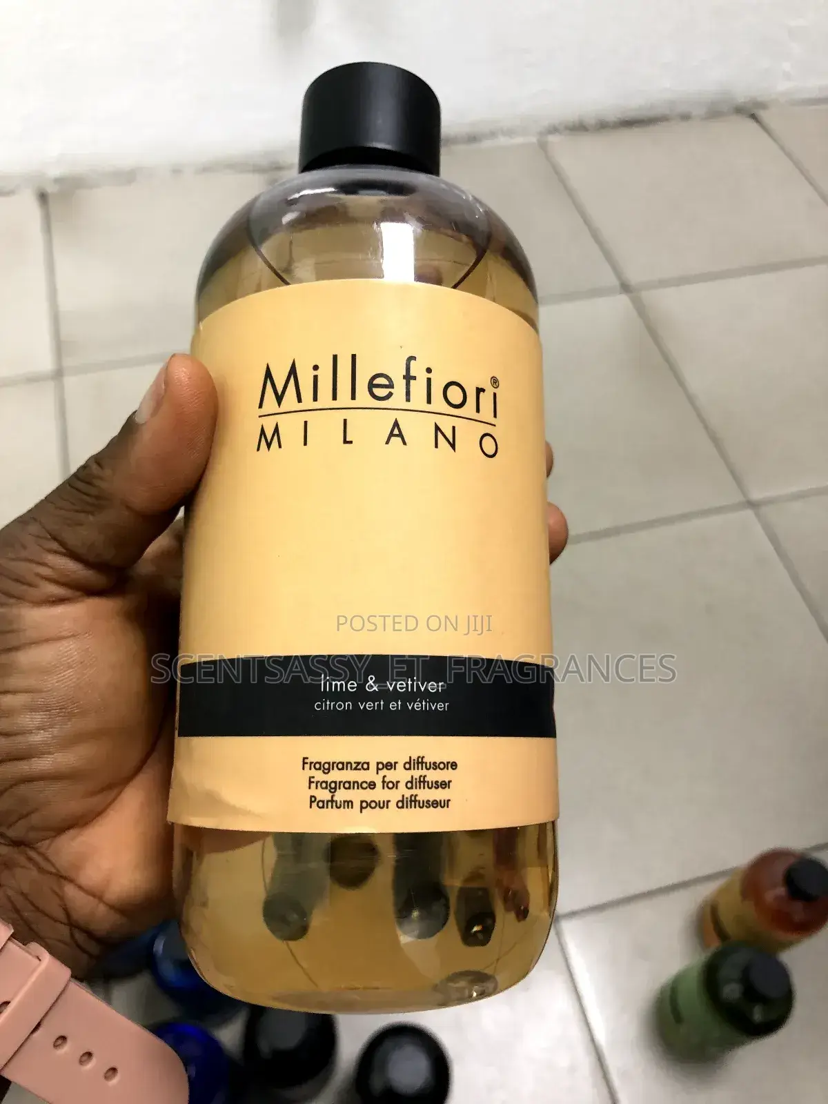 Millefiori Refill 500ml Exclud Nero, Grape Casis, Purple Vol for 85000