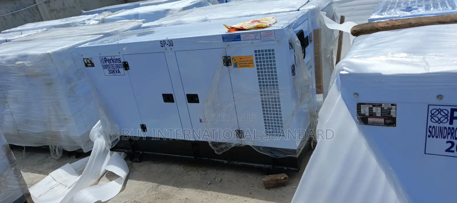 Stable Frequency Output- 30kva | 24kw Perkins Soundproof Gen