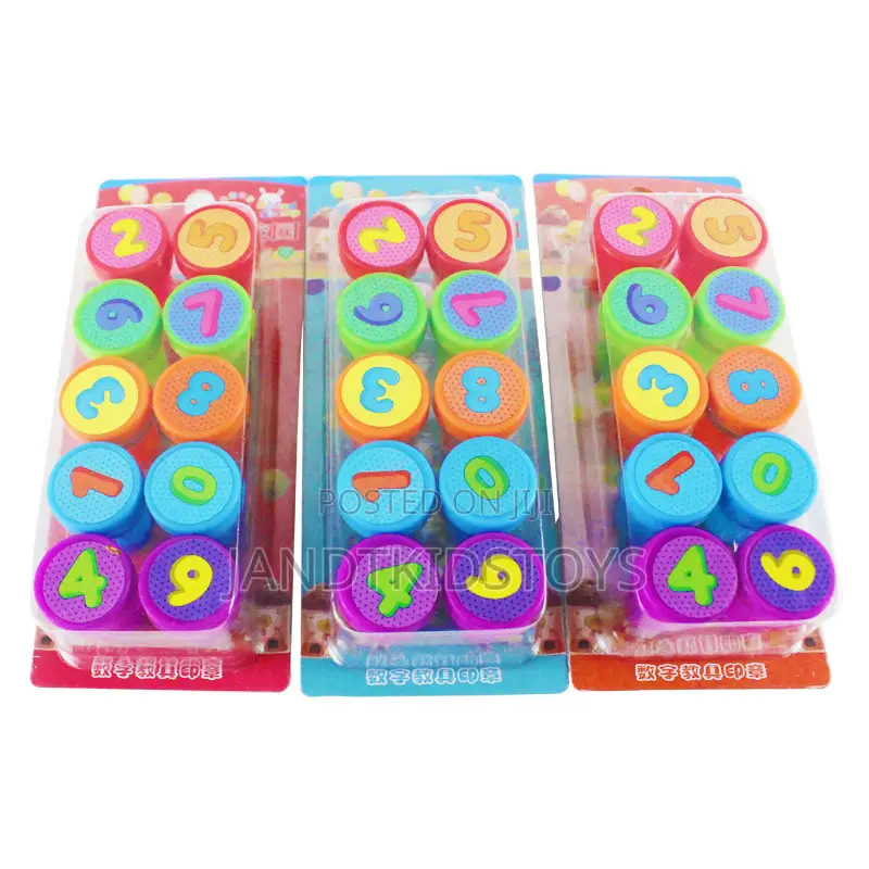Self-Inking Number Stamps (0–9) – Learning Made Fun!