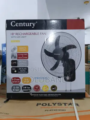 Perfect for Tropical Heat – Century 18" Fan With Led