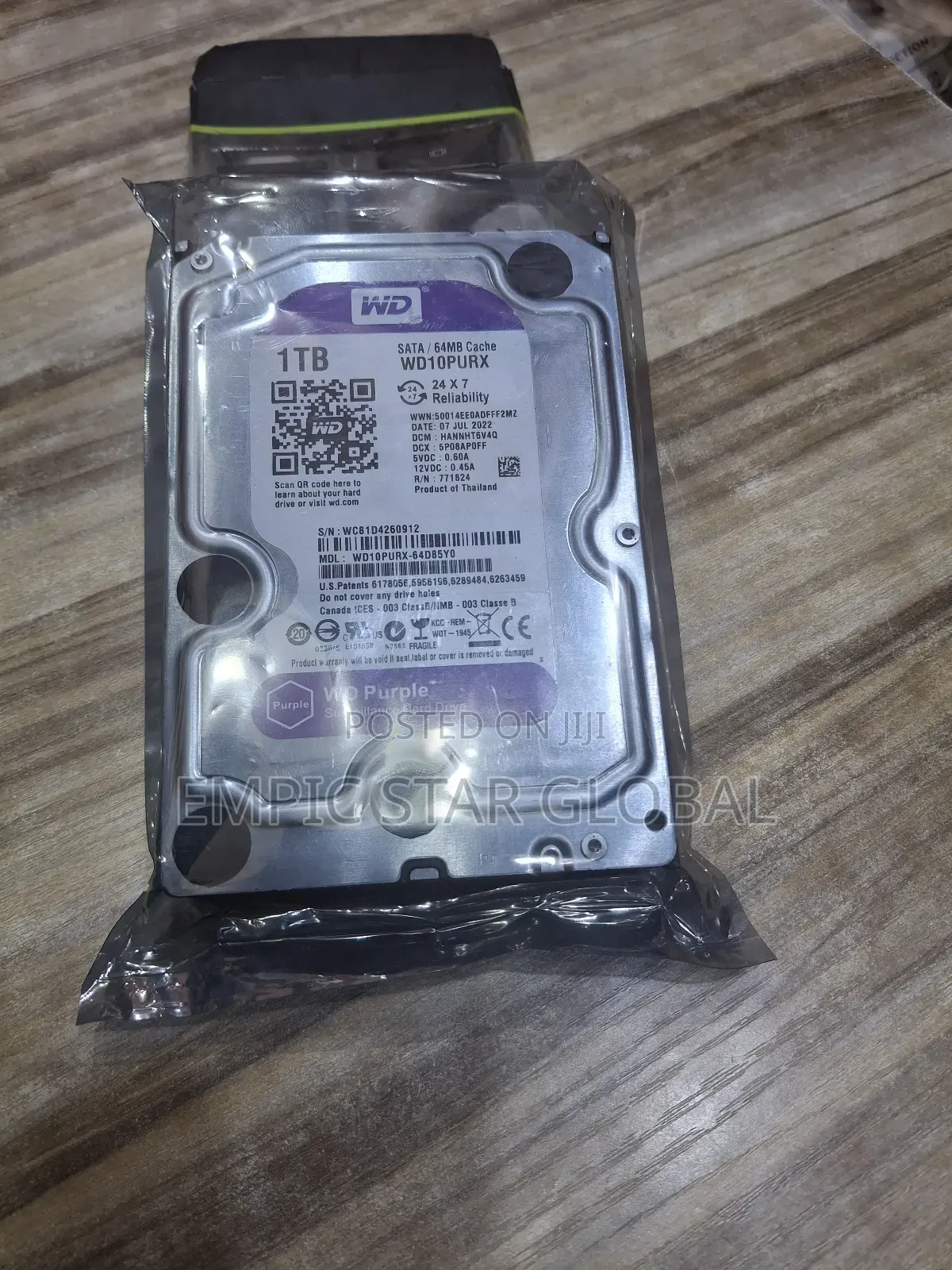 Wd 1tb Purple Surveillance Hard Drive