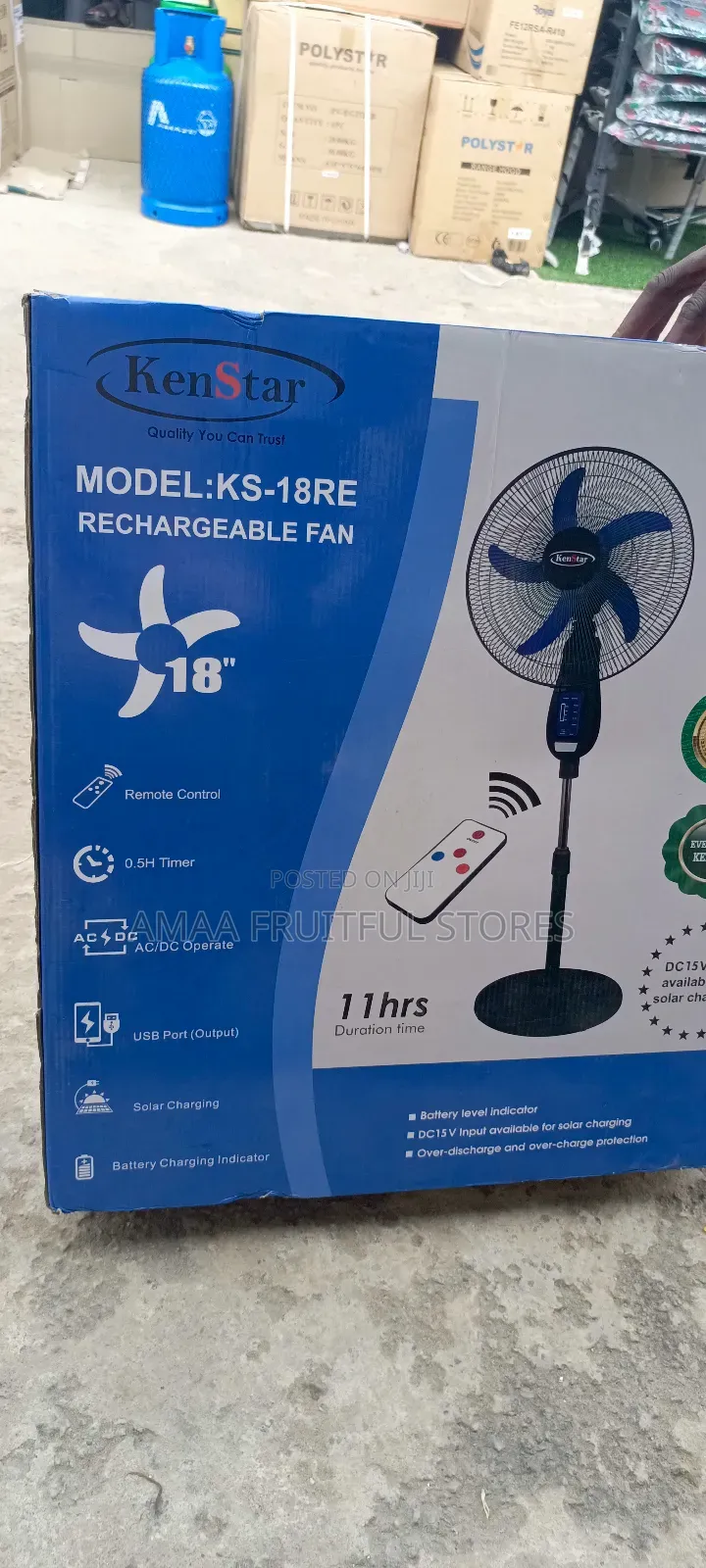 Kenstar Rechargeable Fan