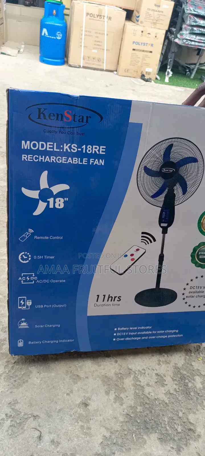 Kenstar Rechargeable Fan