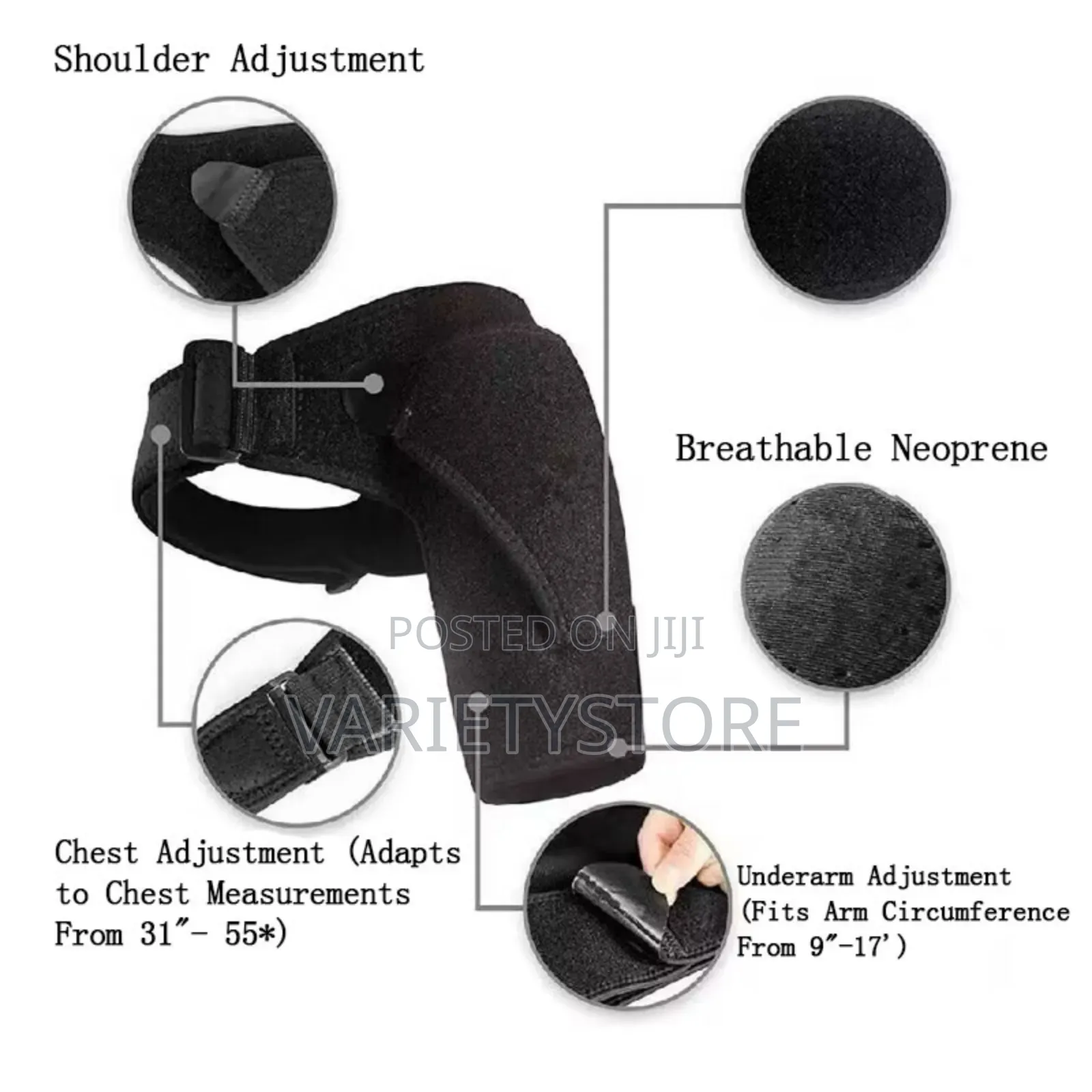 Adjustable Shoulder Support Brace