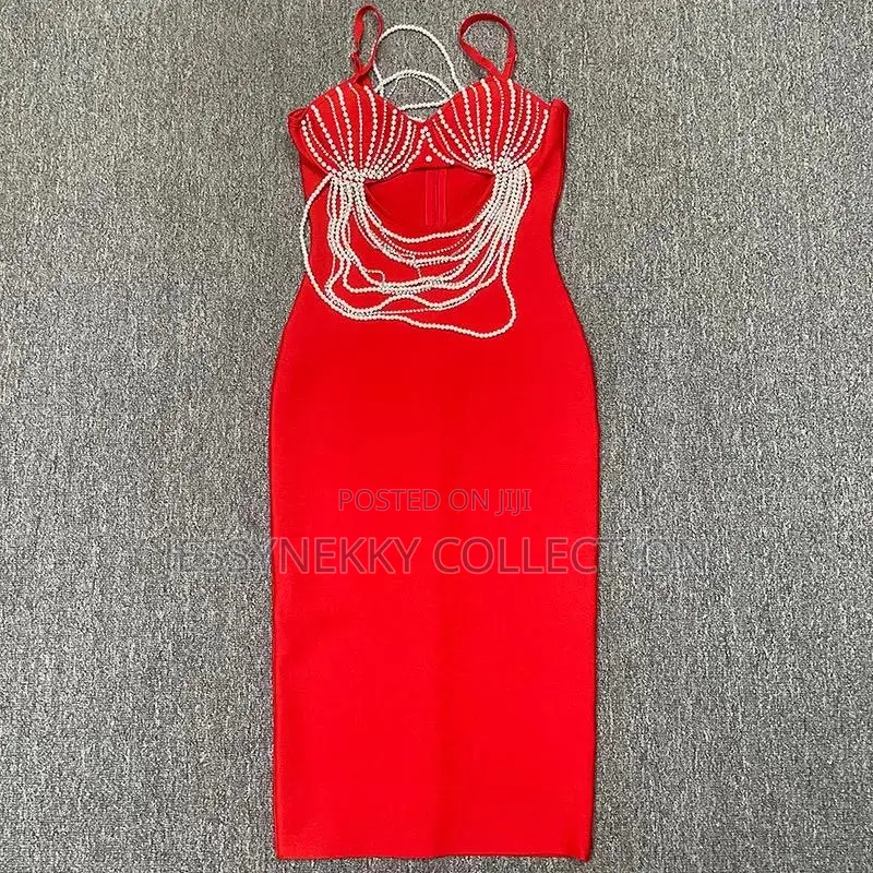 Quality Luxurious Bandage Gown, With Dazzling Beads
