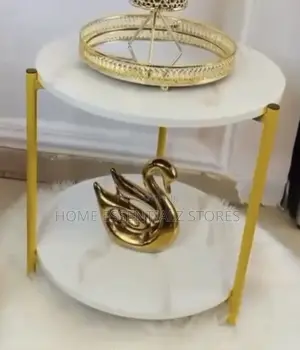 2-Tiered Side Table - Side Stool for Living Room