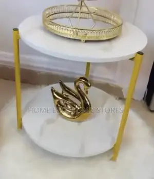 2-Tiered Side Table - Side Stool for Living Room